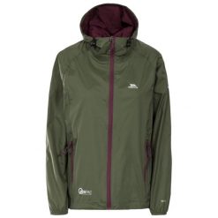 Trespass Qikpac Kobieta Jkt Moss. Zielone kurtki sportowe Trespass, bez wzorów, bez kaptura, trekkingowe. Za 284.99 zł.