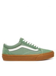 Vans Tenisówki Old Skool VN000D9Y17P1 Zielony. Zielone trampki Vans, bez wzorów, ze skóry, bez zapięcia. Za 369.99 zł.