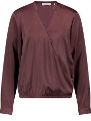 Gerry Weber Bluzka w kolorze bordowym rozmiar: 42. Czerwone bluzki Gerry Weber, bez wzorów, bez kołnierzyka, bez ramiączek. Za 123.25 zł.