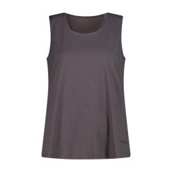 Damski tank top CMP. Brązowe topy CMP, bez wzorów, bez kołnierzyka, bez ramiączek. Za 218.50 zł.