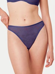 Triumph Stringi Bright Spotlight 10216476 Niebieski. Niebieskie stringi Triumph, bez wzorów, z syntetyku. Za 39.99 zł.