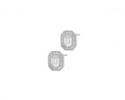 Kolczyki z białego złota z diamentami - 1,16 ct - próba 750. Białe kolczyki Apart, z diamentem, złote. W wyprzedaży za 20,993.00 zł.