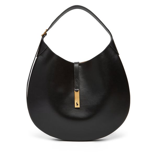 Torebka Polo Ralph Lauren. Czarne shopper Polo Ralph Lauren, bez wzorów, bez dodatków. Za 2,179.00 zł.