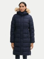 Tom Tailor Płaszcz zimowy 1042915 Granatowy Regular Fit. Niebieskie płaszcze Tom Tailor, na zimę, xs, bez wzorów, z syntetyku, bez kaptura. Za 559.99 zł.