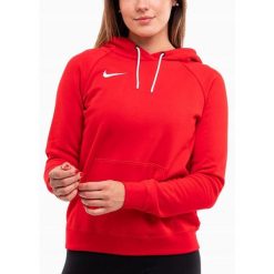 Bluza Nike Damska z Kapturem Sportowa Bawełniana Hoodie Team Park 20 r. L. Czerwone bluzy Nike, l, bez wzorów, z bawełny, z kapturem. Za 193.99 zł.