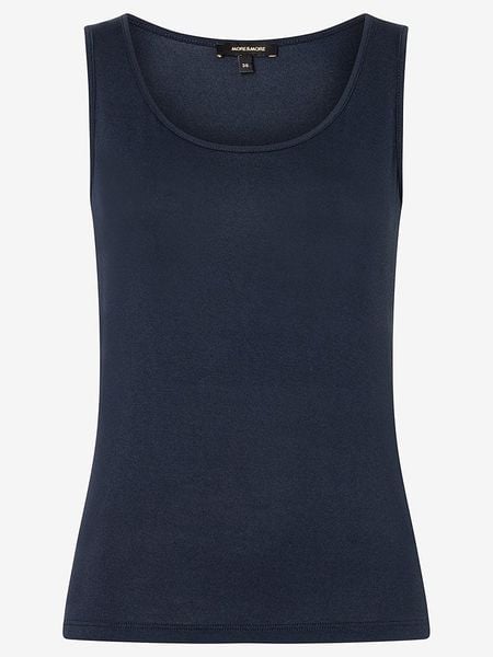 More & More Top w kolorze granatowym rozmiar: 40. Niebieskie topy More & More, bez wzorów, bez kołnierzyka, bez ramiączek. Za 59.95 zł.