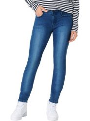 Timezone Dżinsy "Enya" - Slim fit - w kolorze niebieskim rozmiar: W30/L32. Niebieskie jeansy Timezone, l, z aplikacjami, z podwyższonym stanem. Za 123.25 zł.