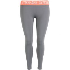 Legginsy treningowe damskie Gymshark Fit. Szare legginsy Gymshark, l, bez wzorów, z elastanu, długie. Za 109.99 zł.