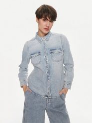 Vero Moda Koszula jeansowa Annalise 10302480 Niebieski Regular Fit. Niebieskie koszule Vero Moda, s, bez wzorów, z bawełny, bez kołnierzyka, bez ramiączek. Za 129.99 zł.