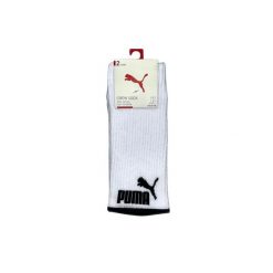 Puma Skarpety Colour Block Crew 2-Pack 93877701. Białe skarpety Puma, bez wzorów, z bawełny. Za 65.99 zł.