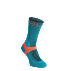 Skarpety rowerowe damskie Bridgedale MTB Mid Season Weight T2 Merino Sport Boot. Zielone skarpety Bridgedale, bez wzorów. Za 86.99 zł.