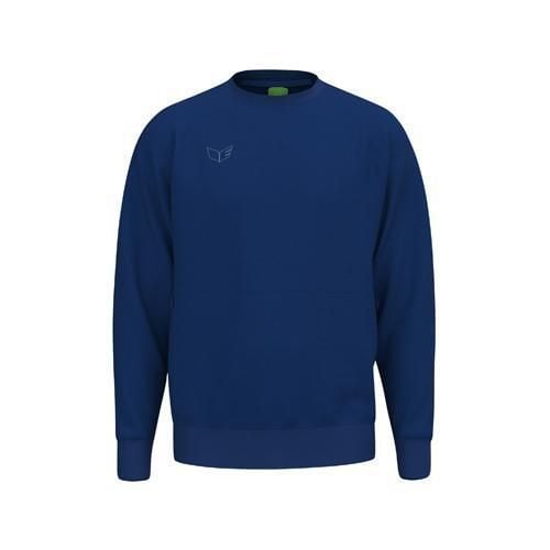Bluza Erima Premia. Niebieskie bluzy Erima, m, bez wzorów, z bawełny, bez kaptura. Za 277.50 zł.