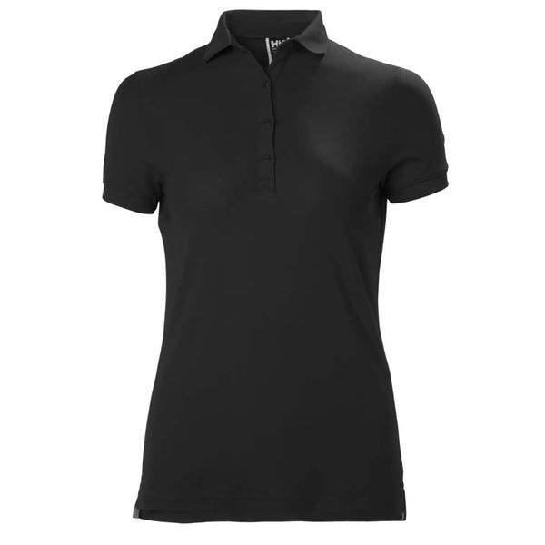 Damska koszulka polo Helly Hansen Crewline. Czarne koszulki polo Helly Hansen, na lato, xl, bez wzorów, z poliamidu, bez kołnierzyka, bez ramiączek. Za 276.50 zł.
