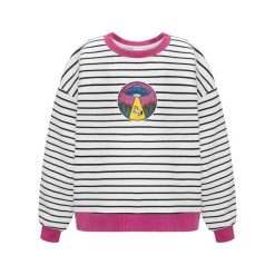 Bluza jeździecka młodzieżowa GALOP WEAR Kosmiczne Porwanie. Biała bluzy GALOP WEAR, m, z aplikacjami, z bawełny, bez kaptura. Za 209.00 zł.
