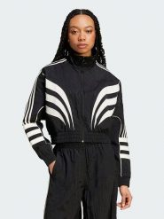 Adidas Kurtka sportowa "Crop Atlanta" w kolorze czarnym rozmiar: L. Czarne kurtki sportowe Adidas, l, bez wzorów, bez kaptura, outdoorowe. Za 179.80 zł.