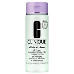 Clinique All about Clean All-in-One Cleansing Micellar Milk + Makeup Remover - Typy skóry 1 i 2 Mleczka do twarzy 200 ml. Oczyszczanie Clinique. Za 139.00 zł.