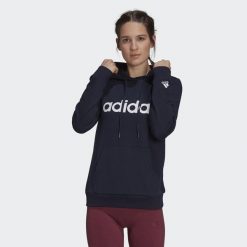Bluza damska adidas Essentials Hoodie. Białe bluzy Adidas, m, bez wzorów, bez kaptura. Za 180.00 zł.