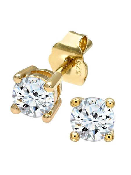 Revoni Złote kolczyki-wkrętki z diamentami rozmiar: onesize. Żółte kolczyki Revoni, z diamentem, złote. Za 2,908.54 zł.