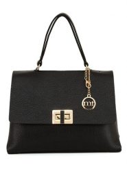 Mia Tomazzi Skórzana torebka "Lanciano" w kolorze czarnym - 32 x 23 x 13 cm rozmiar: onesize. Czarne torby na ramię Mia Tomazzi, bez wzorów, z materiału, przez ramię, bez dodatków. Za 351.38 zł.