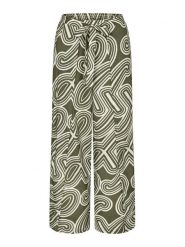Triumph Spodnie materiałowe Beach MyWear 10222189 Zielony Wide Leg. Zielone spodnie materiałowe Triumph, bez wzorów, z materiału. Za 117.81 zł.