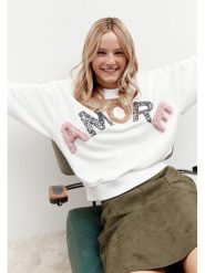 More & More Bluza w kolorze białym rozmiar: 38. Białe bluzy More & More, bez wzorów, bez kaptura. Za 218.57 zł.