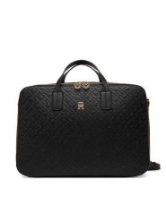 Tommy Hilfiger Torba na laptopa Th Icon Laptop Bag Mono AW0AW18003 Czarny. Czarne torby na laptopa TOMMY HILFIGER, bez wzorów, ze skóry, bez dodatków. Za 799.99 zł.