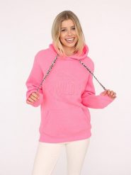 Zwillingsherz Bluza "Nelina" w kolorze jasnoróżowym rozmiar: S/M. Różowe bluzy Zwillingsherz, m, bez wzorów, z bawełny, z kapturem. Za 232.23 zł.