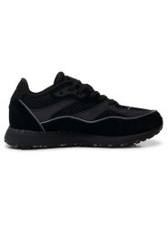 WODEN Skórzane sneakersy "Hailey" w kolorze czarnym rozmiar: 39. Czarne trampki Woden, bez wzorów, z materiału, bez zapięcia. Za 185.76 zł.