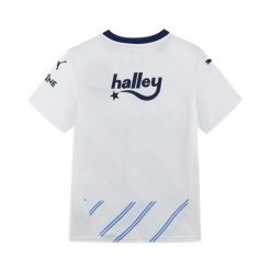 Młodzieżowa koszulka wyjazdowa Fenerbahçe SK 24/25 PUMA White Dusky Blue. Biała bluzki Puma, l, bez wzorów, młodzieżowe, bez kołnierzyka, bez ramiączek. W wyprzedaży za 219.00 zł.