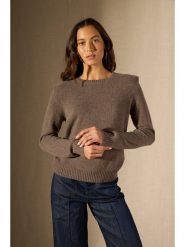 Perfect Cashmere Kaszmirowy sweter "Devezas" w kolorze brązowym rozmiar: L. Brązowe swetry Perfect Cashmere, l, bez wzorów, z kaszmiru, bez ramiączek. Za 798.95 zł.
