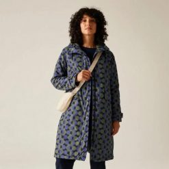 Parka dla kobiet Regatta Oria Kiely. Niebieskie parki Regatta, m, z materiału, eleganckie, z kapturem. Za 398.00 zł.