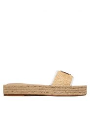 LAUREN RALPH LAUREN Espadryle 802P06398004 Beżowy. Brązowe espadryle Lauren Ralph Lauren, bez wzorów, z syntetyku, bez obcasa, bez zapięcia. Za 639.99 zł.