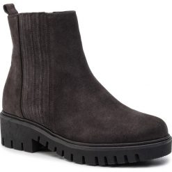 Botki GABOR - 92.786.39 Dark Grey. Szare botki Gabor, bez wzorów, z materiału, bez obcasa, na obcasie, bez zapięcia. W wyprzedaży za 319.00 zł.