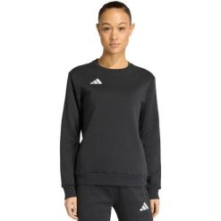 Bluza damska adidas Entrada 26 Sweat Top. Czarne bluzy Adidas, bez wzorów, z bawełny, bez kaptura. Za 134.99 zł.