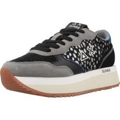 Buty SUN68 BIG ALLY ANIMALIER Czarny. Czarne trekkingi SUN68, ze skóry, trekkingowe. Za 288.99 zł.