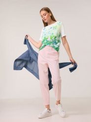 Gerry Weber Koszulka w kolorze białym rozmiar: 36. Białe bluzki Gerry Weber, bez wzorów, bez kołnierzyka, bez ramiączek. Za 83.62 zł.