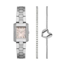 Zestaw zegarek i bransoletka Michael Kors. Szare zegarki Michael Kors, srebrne. Za 1,679.00 zł.