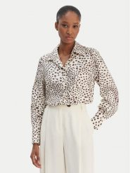 Marella Koszula Salve 2613111141 Écru Relaxed Fit. Koszule Marella, bez wzorów, z jedwabiu, bez kołnierzyka, bez ramiączek. Za 1,089.00 zł.