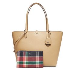 Torebka LAUREN RALPH LAUREN. Brązowe torebki klasyczne Lauren Ralph Lauren, bez wzorów, bez dodatków. Za 969.99 zł.