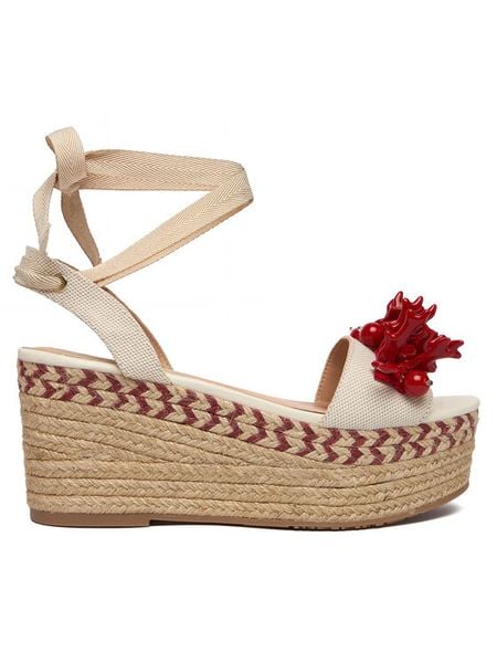 Liu Jo Espadryle Bali 02 SA6085 T6948 Kremowy. Białe espadryle Liu Jo, bez wzorów, z materiału, bez obcasa, bez zapięcia. Za 319.99 zł.