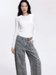 Jeansy wide leg comfort - wielobarwny. Jeansy Reserved, bez wzorów. Za 159.99 zł.