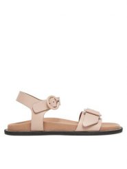 Pollini Sandały SA16182C0MTCS122 Beżowy. Brązowe sandały Pollini, bez wzorów, ze skóry, bez obcasa, na płaskiej podeszwie, bez zapięcia. Za 1,389.00 zł.