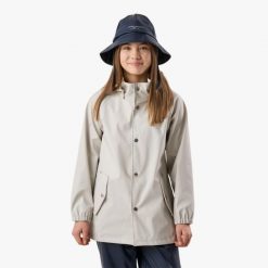 Kurtka przeciwdeszczowa turystyka junior Swedemount Väderöarna Coat wodoodporna. Białe kurtki sportowe SWEDEMOUNT, m, bez wzorów, bez kaptura. Za 199.99 zł.