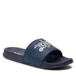Klapki Lee Cooper. Niebieskie klapki Lee Cooper, bez wzorów, bez obcasa. Za 49.99 zł.