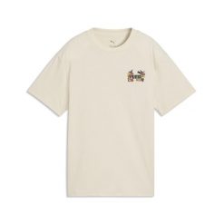 Młodzieżowa luźna koszulka MID 90s z grafiką PUMA. Biała bluzki Puma, m, bez wzorów, młodzieżowe, bez kołnierzyka, bez ramiączek. Za 99.00 zł.