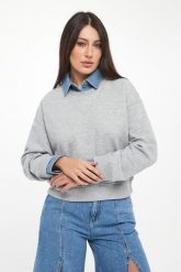 Bluza damska z kołnierzem LIU JO. Bluzy Liu Jo, m, bez wzorów, bez kaptura. Za 859.00 zł.