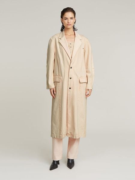 G-Star Płaszcz przejściowy w kolorze beżowym rozmiar: XL. Brązowe płaszcze G-Star, xl, bez wzorów, z bawełny, bez kaptura. Za 361.99 zł.