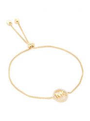 Michael Kors Bransoletka Logo Circle Slider MKC1246AN710 Złoty. Żółte bransoletki Michael Kors, złote. Za 299.99 zł.