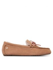 EMU Australia Kapcie Sandrine W13211 Brązowy. Brązowe obuwie domowe EMU Australia, bez wzorów, bez zapięcia. Za 429.99 zł.