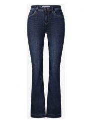 Street One Dżinsy - Bootcut fit - w kolorze granatowym rozmiar: W28/L30. Niebieskie jeansy Street One, l, z aplikacjami. Za 198.10 zł.